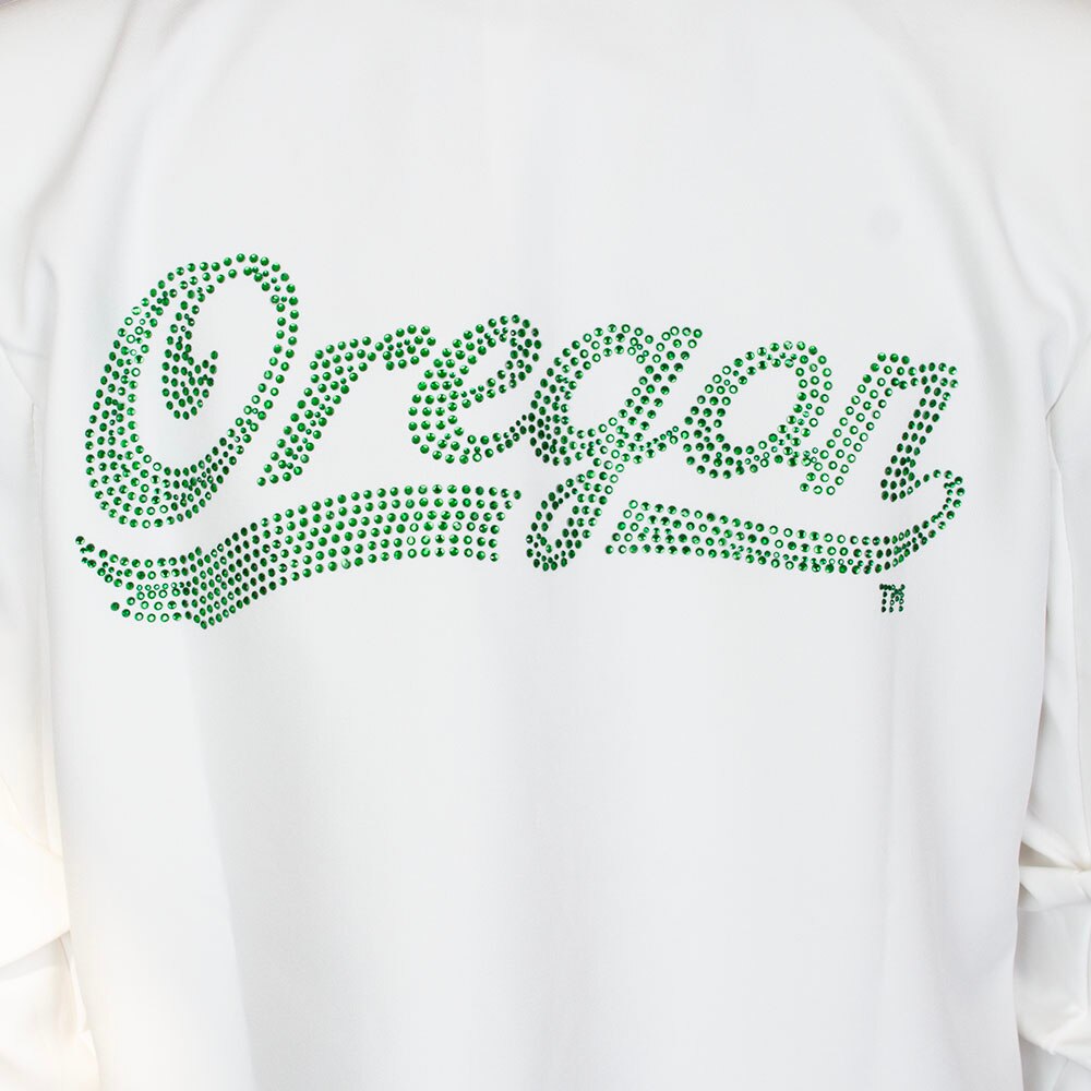 Interlocking UO, White, Coat/Jacket, Polyester Blend, Women, Moving Forward, Sparkle, Blazer, 994089